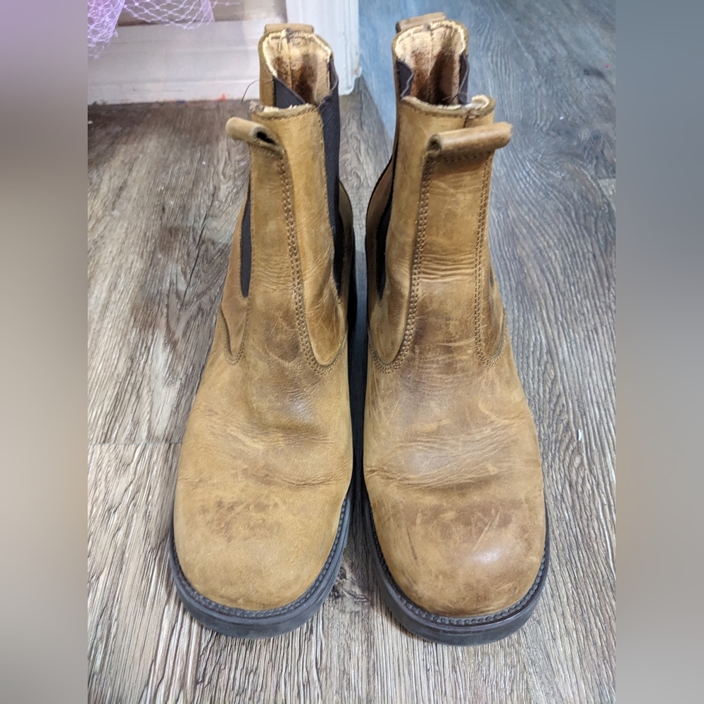 Brown booties